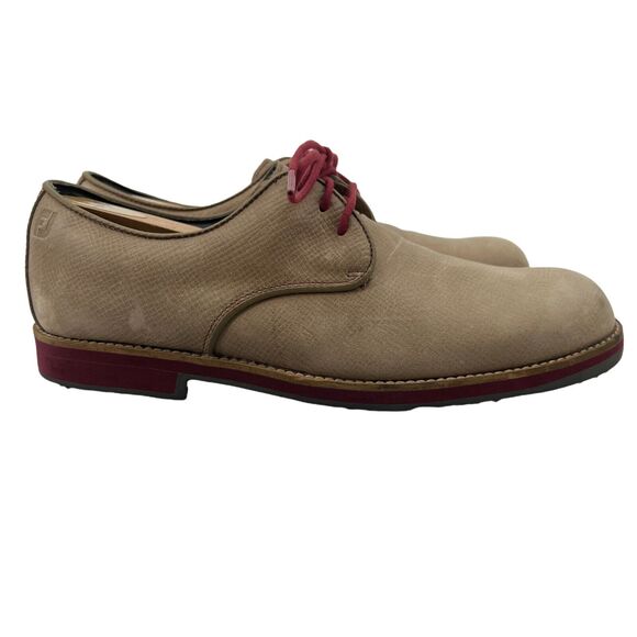 FootJoy Golf Shoes Mens 8 M Tan Leather City Street Style Oxford Lace Up 56401 main image 8